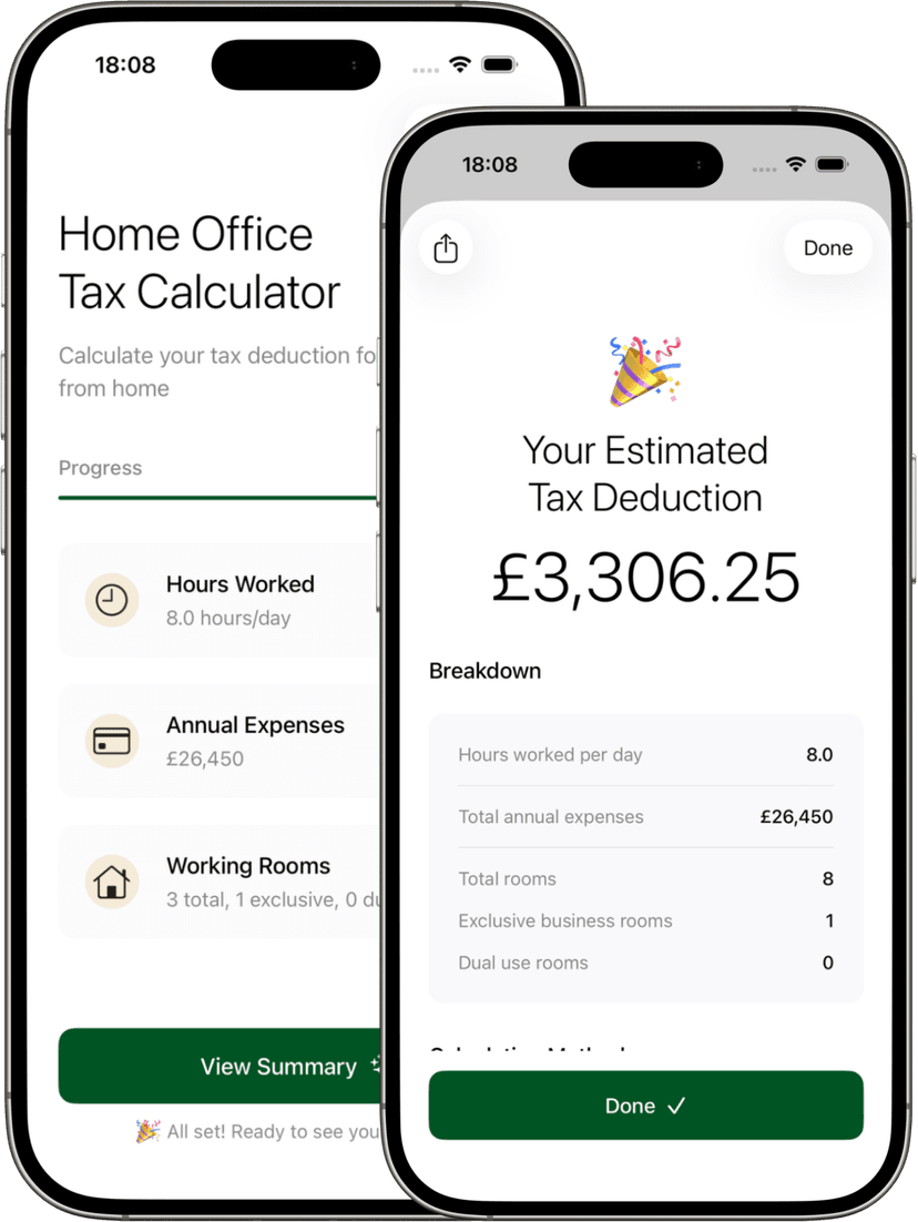 TaxMate Home Office Tax Calculator